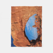Utah, Nationaal Park Arches, Arch 3 Turret Fleece Deken (Voorkant)