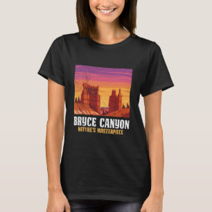 Utah NATURE'S MASTERPIECE BRYCE CANYON USA Natie T-shirt