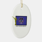 UTAH OGDEN MISSIE LDS CTR KERAMISCH ORNAMENT (Rechts)