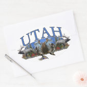 Utah Ovale Sticker (Envelop)