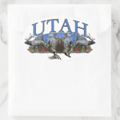 Utah Ovale Sticker (Tas)