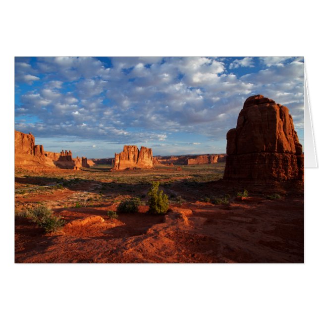 Utah, Parc national des Arches, formations rocheus (Devant horizontal)