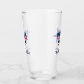 Utah Patriotic Pride gepersonaliseerd Glas (Rechts)