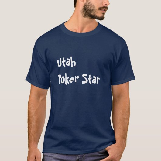 Utah Poker Star T-shirt (Voorkant)