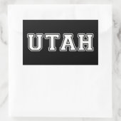 Utah Rechthoekige Sticker (Tas)