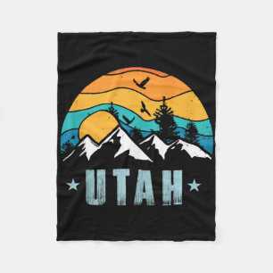 Utah Retro Vintage Bergen Wandelen Tank Top Fleece Deken