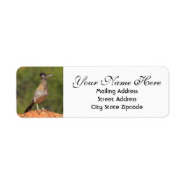Utah Roadrunner Return-adres Etiket