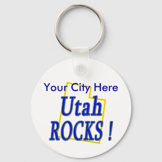 Utah Rocks. Sleutelhanger (Voorkant)