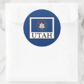 Utah Ronde Sticker (Tas)