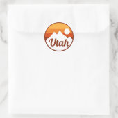 Utah Ronde Sticker (Tas)