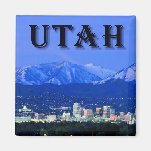 Utah, Salt Lake City Magneet (Voorkant)