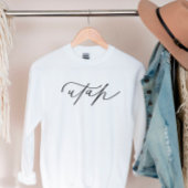 Utah Script State Femme Sweatshirt