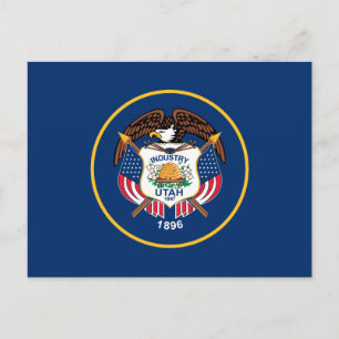 Utah Staatsvlag Briefkaart