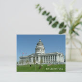 Utah State Capitol Briefkaart (Staand voorkant)