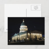 Utah State Capitol in Night - Salt Lake City Briefkaart (Voorkant / Achterkant)
