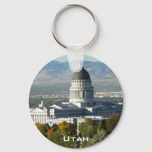 Utah State Capitol - Salt Lake City Sleutelhanger (Voorkant)