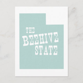 Utah State Motto Slogan Briefkaart