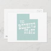 Utah State Motto Slogan Briefkaart (Voorkant / Achterkant)