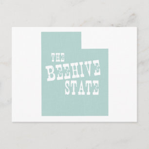 Utah State Motto Slogan Briefkaart