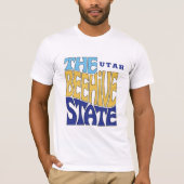 Utah State Nickname Word Art T-shirt (Voorkant)