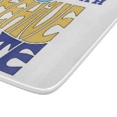 Utah State Nickname Word ArtCutting Board Snijplank (Hoek)