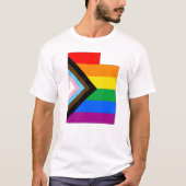 Utah State Pride LGBTQ Progress Pride T-shirt (Voorkant)
