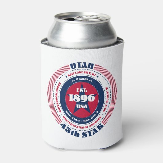 Utah State Pride Monogram Glacière (Can devant)