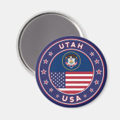 Utah-sticker, telefoonbehuizing, canvas tas, wandk magneet (Voorkant / Achterkant)