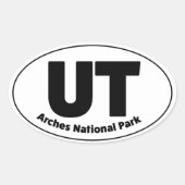 Utah sticker voor RV, vrachtwagen, Auto (Voorkant)