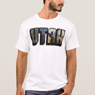 UTAH T-shirt met grote letters