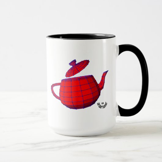 Utah Teapot Mok (één zijafdruk) (Rechts)