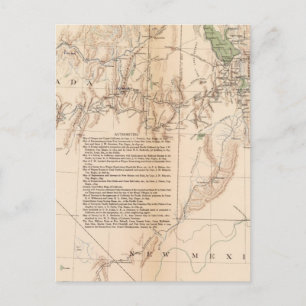 Utah Terr & Mil Dept Briefkaart