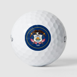 Utah The Beehive State Utahns Amerikaanse vlag Golfballen