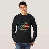 Utah Ut US Flag Motto T-shirt (Voorkant volledig)