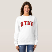 Utah  Varsity College Style Sweatshirt (Voorkant volledig)