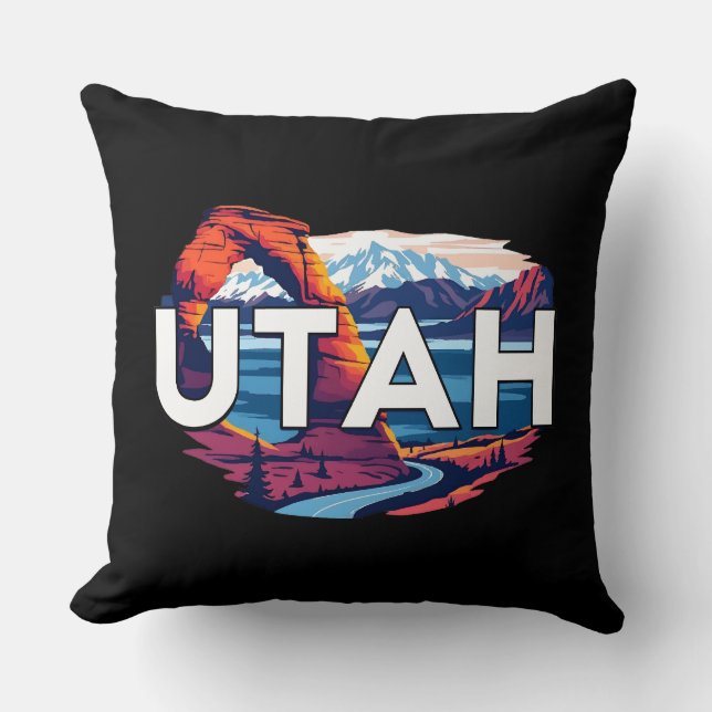 Utah Verenigde Staten Kussen (Voorkant)