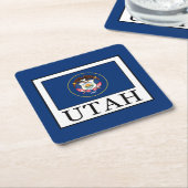 Utah Vierkante Kartonnen Onderzetter (Schuin)
