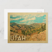 Utah Vintage Travel Briefkaarten (Voorkant / Achterkant)