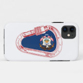 Utah Vlag klimmer Carabiner Case-Mate iPhone Case (Achterkant (horizontaal))