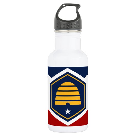 Utah Vlag Liberty Fles (Voorkant)