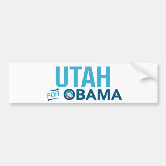 Utah voor Barack Obama Biden Bumpersticker
