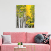 Utah. VS. Espenbomen (Populus Tremuloides) Canvas Afdruk (Insitu (Woonkamer))