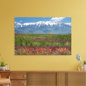 Utah, VS. Mt. Timpanogos Rises Above Canvas Afdruk (Insitu (Woonkamer))