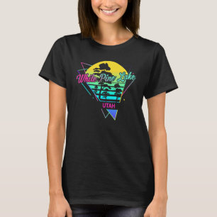Utah   VS Nostalgische Retro Witte Pijnboom Meer T-shirt