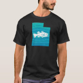 Utah Wave Gevist T-shirt (Voorkant)