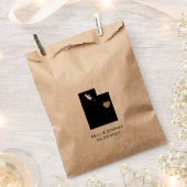 Utah Wedding Favor Traite Sacs, Sacs Cadeaux (Coupé)