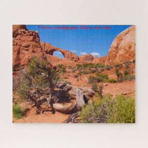 Utah Wilsons Arch. Kerstgroeten Legpuzzel
