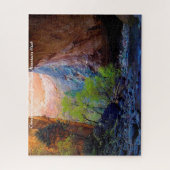 Utah Zion bergen. kerstcadeautjes Legpuzzel (Verticaal)