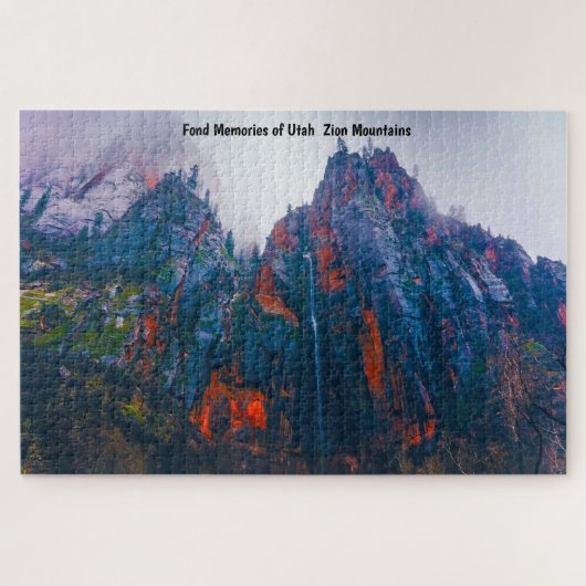 Utah Zion Mountains. Legpuzzel (Horizontaal)