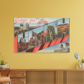 UtahLarge Letter ScenesUtah Canvas Afdruk (Insitu (Woonkamer))